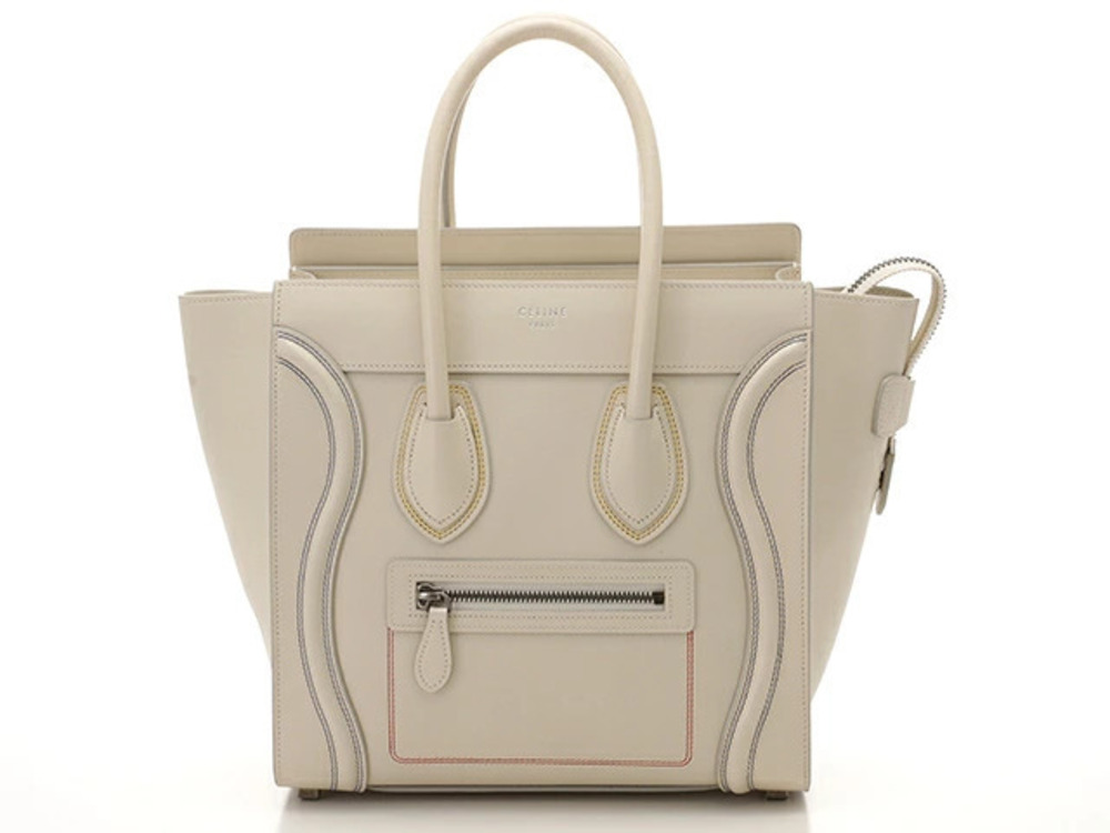 Celine Luggage Tote Shopper Tote Bag Calfskin